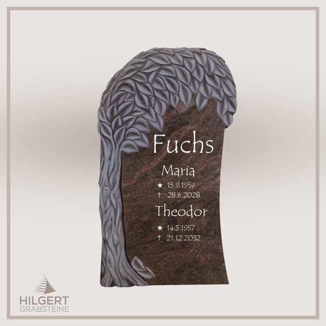 HO-DA-34-12 | Hilgert Grabsteine | Stehender Grabstein aus Naturstein