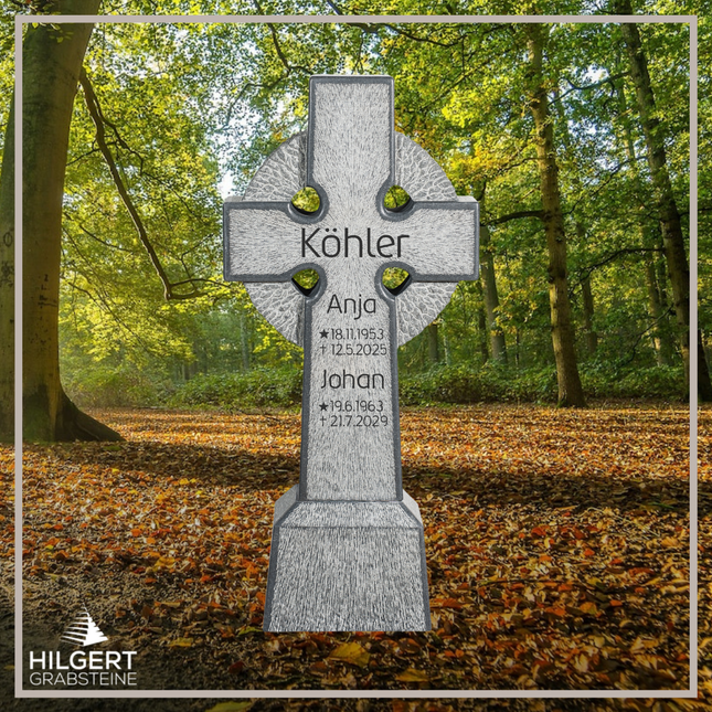 HO-DA-35-13 | Hilgert Grabsteine | Stehender Grabstein aus Naturstein