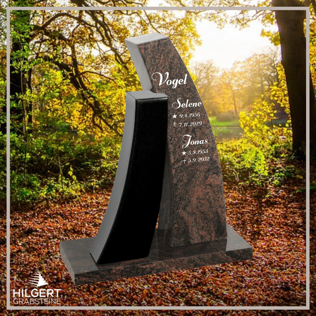HO-DA-35-21 | Hilgert Grabsteine | Stehender Grabstein aus Naturstein