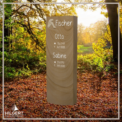HO-DA-350 | Hilgert Grabsteine | Stehender Grabstein aus Naturstein