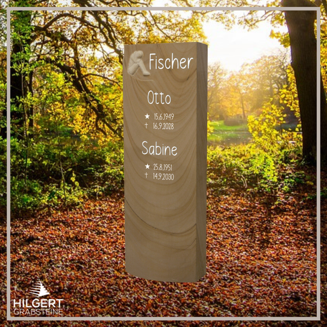 HO-DA-350 | Hilgert Grabsteine | Stehender Grabstein aus Naturstein