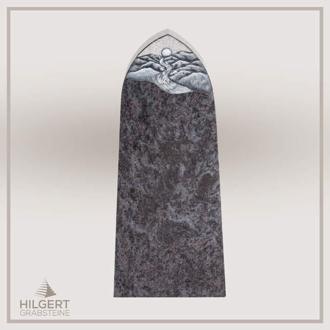 HO-DA-37-14 | Hilgert Grabsteine | Stehender Grabstein aus Naturstein