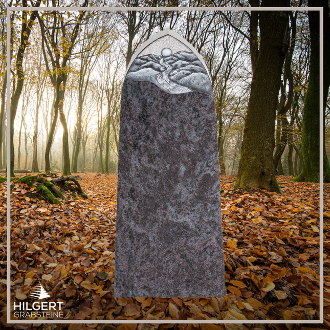 HO-DA-37-14 | Hilgert Grabsteine | Stehender Grabstein aus Naturstein