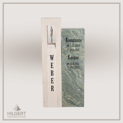 HO-DA-38-13 | Hilgert Grabsteine | Stehender Grabstein aus Naturstein