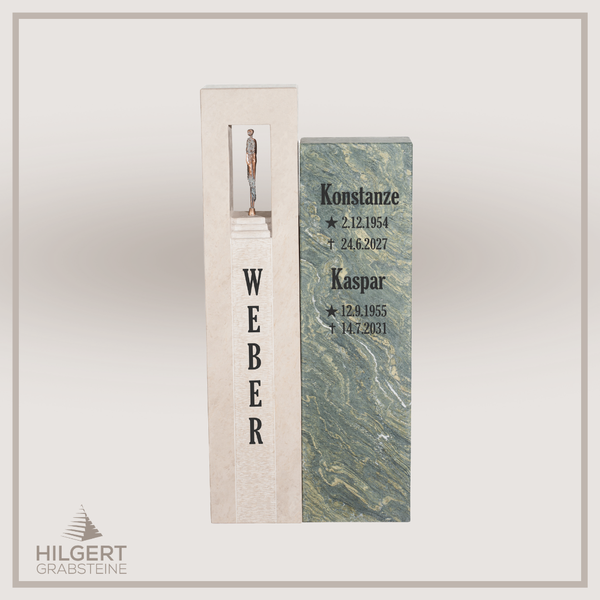 HO-DA-38-13 | Hilgert Grabsteine | Stehender Grabstein aus Naturstein
