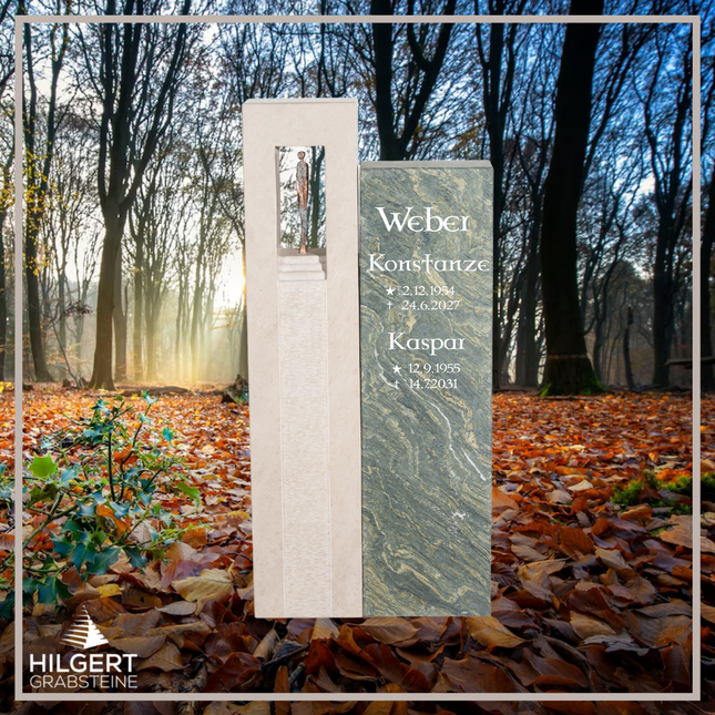 HO-DA-38-13 | Hilgert Grabsteine | Stehender Grabstein aus Naturstein