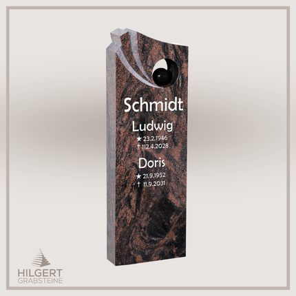HO-DA-38-16 | Hilgert Grabsteine | Stehender Grabstein aus Naturstein
