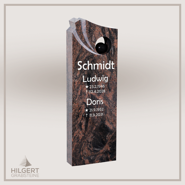 HO-DA-38-16 | Hilgert Grabsteine | Stehender Grabstein aus Naturstein