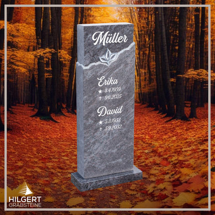 HO-DA-39-18 | Hilgert Grabsteine | Stehender Grabstein aus Naturstein