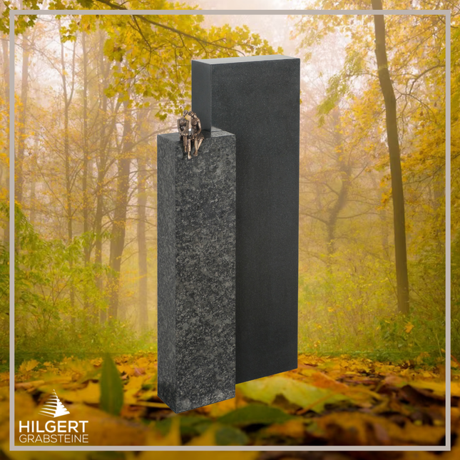 HO-DA-40-21 | Hilgert Grabsteine | Stehender Grabstein aus Naturstein