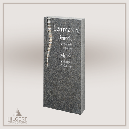 HO-DA-42-22 | Hilgert Grabsteine | Stehender Grabstein aus Naturstein