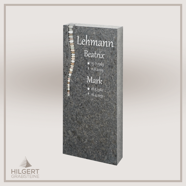 HO-DA-42-22 | Hilgert Grabsteine | Stehender Grabstein aus Naturstein