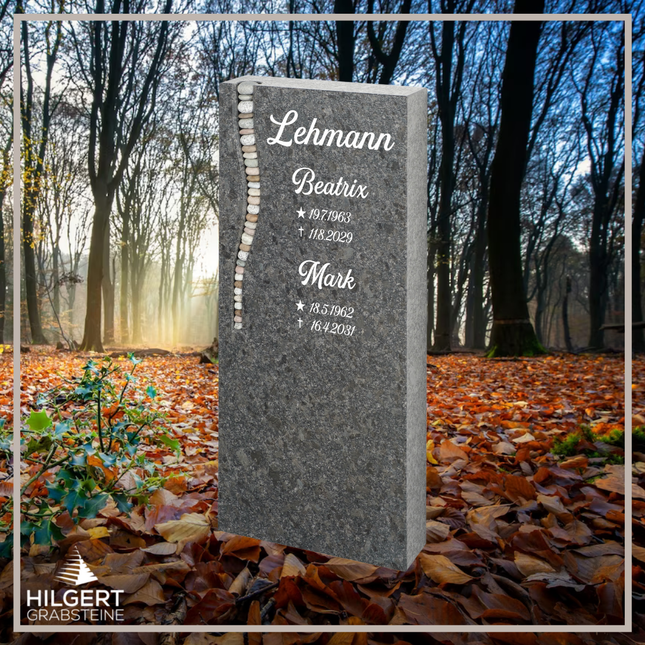 HO-DA-42-22 | Hilgert Grabsteine | Stehender Grabstein aus Naturstein