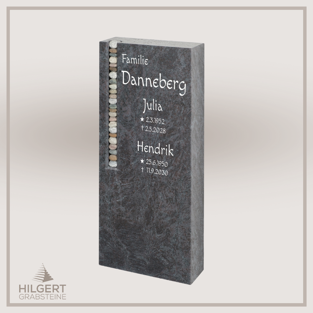 HO-DA-43-22 | Hilgert Grabsteine | Stehender Grabstein aus Naturstein