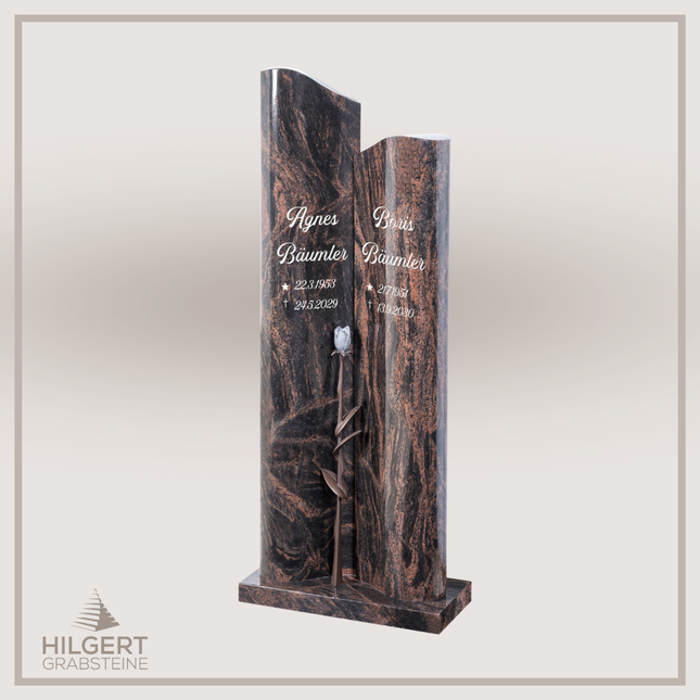 HO-DA-44-18 | Hilgert Grabsteine | Stehender Grabstein aus Naturstein