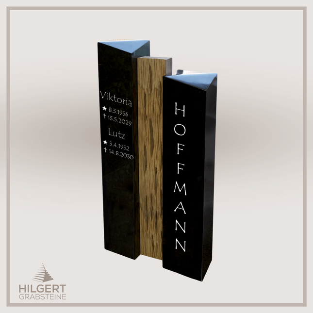 HO-DA-46-12 | Hilgert Grabsteine | Stehender Grabstein aus Naturstein