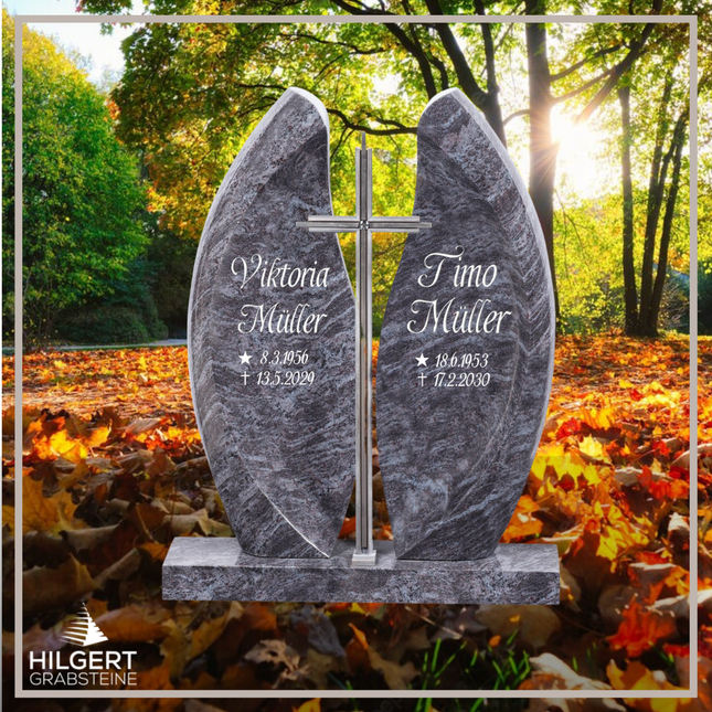 HO-DA-47-18 | Hilgert Grabsteine | Stehender Grabstein aus Naturstein