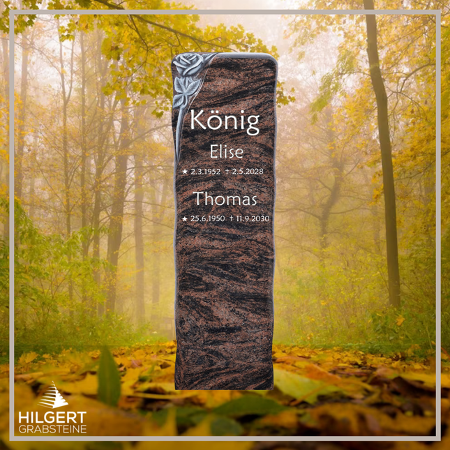 HO-DA-48-18 | Hilgert Grabsteine | Stehender Grabstein aus Naturstein