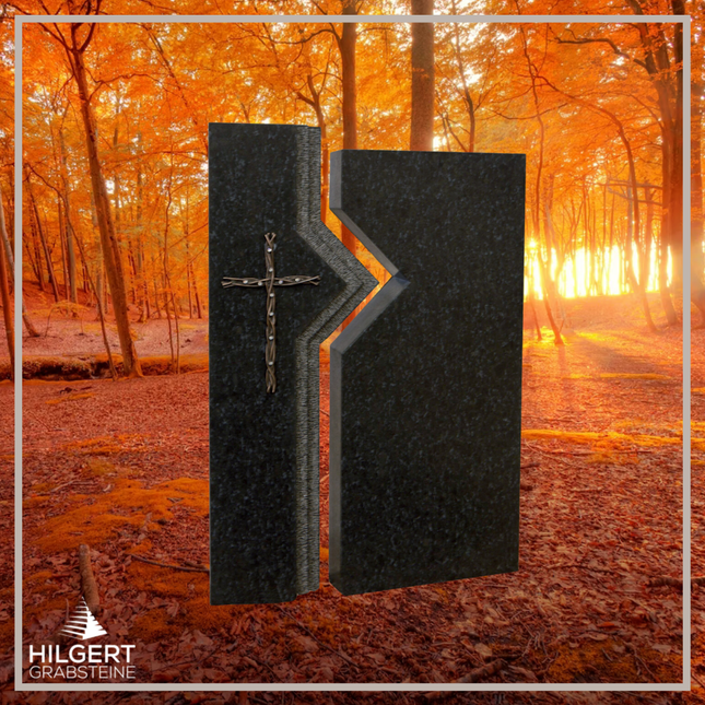 HO-DA-49-12 | Hilgert Grabsteine | Stehender Grabstein aus Naturstein