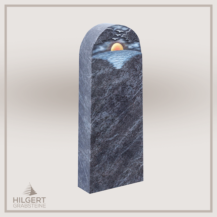 HO-DA-50-18 | Hilgert Grabsteine | Stehender Grabstein aus Naturstein