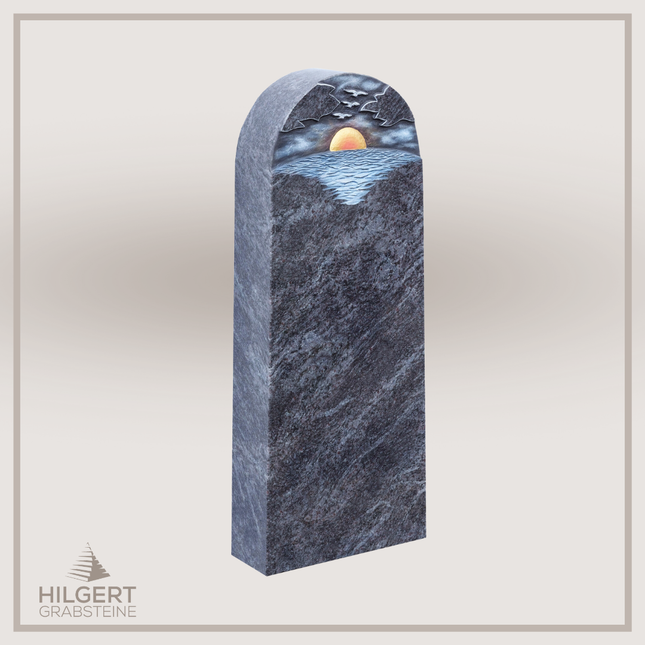 HO-DA-50-18 | Hilgert Grabsteine | Stehender Grabstein aus Naturstein