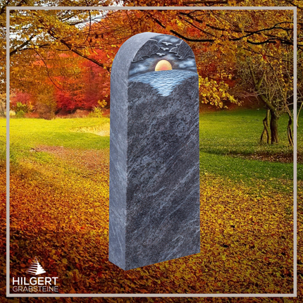 HO-DA-50-18 | Hilgert Grabsteine | Stehender Grabstein aus Naturstein