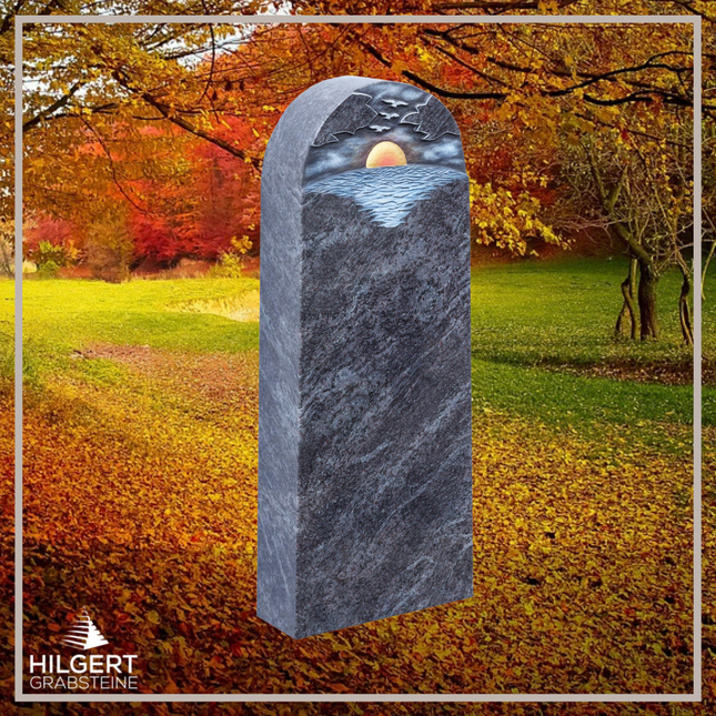 HO-DA-50-18 | Hilgert Grabsteine | Stehender Grabstein aus Naturstein