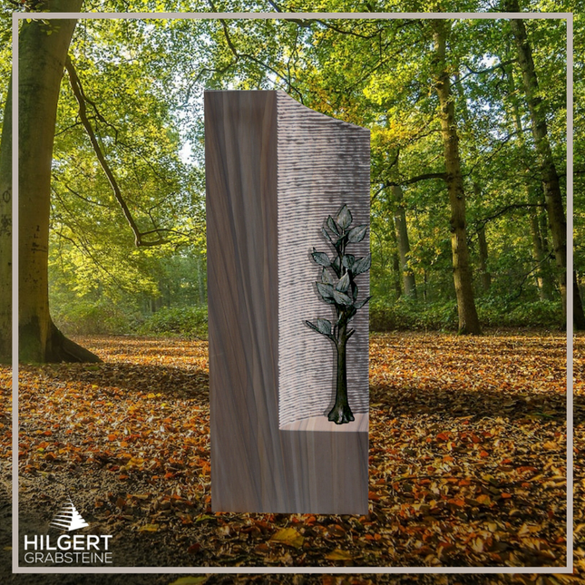 HO-DA-53-12 | Hilgert Grabsteine | Stehender Grabstein aus Naturstein