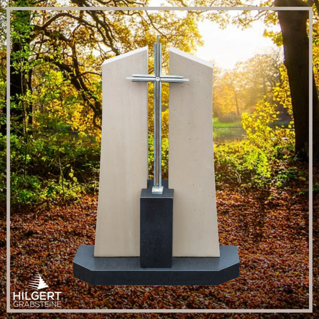 HO-DA-57-14 | Hilgert Grabsteine | Stehender Grabstein aus Naturstein