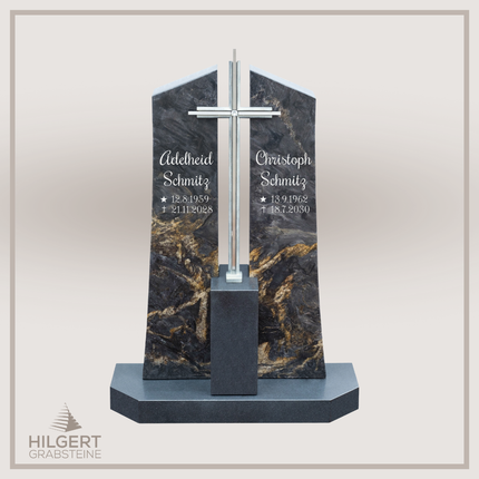 HO-DA-57-14 | Hilgert Grabsteine | Stehender Grabstein aus Naturstein