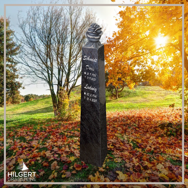 HO-DA-58-12R | Hilgert Grabsteine | Stehender Grabstein aus Naturstein