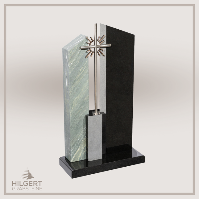 HO-DA-AB16-01 | Hilgert Grabsteine | Stehender Grabstein aus Naturstein