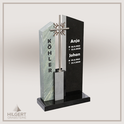 HO-DA-AB16-01 | Hilgert Grabsteine | Stehender Grabstein aus Naturstein