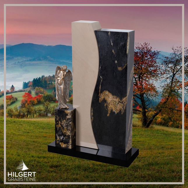 HO-DA-AB16-03 | Hilgert Grabsteine | Stehender Grabstein aus Naturstein