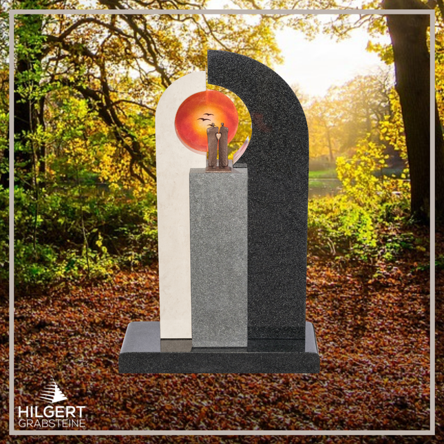 HO-DA-AB16-06 | Hilgert Grabsteine | Stehender Grabstein aus Naturstein