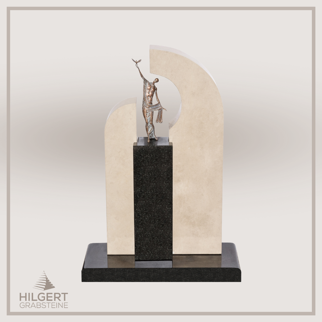 HO-DA-AB16-07 | Hilgert Grabsteine | Stehender Grabstein aus Naturstein