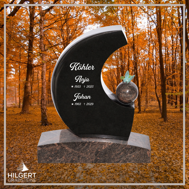 HO-DA-AB16-08 | Hilgert Grabsteine | Stehender Grabstein aus Naturstein