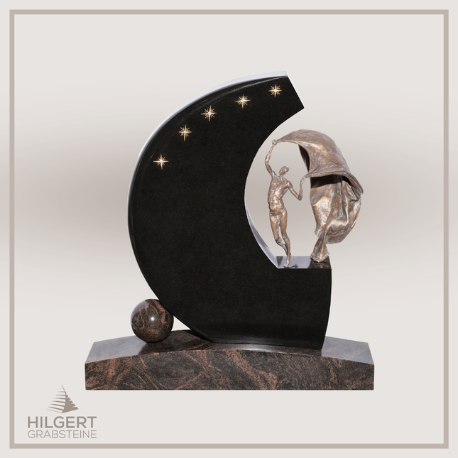 HO-DA-AB16-10 | Hilgert Grabsteine | Stehender Grabstein aus Naturstein