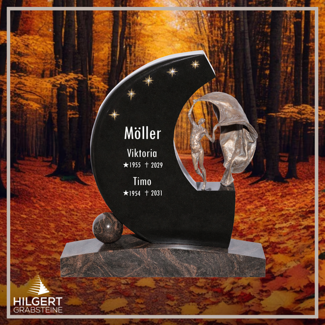 HO-DA-AB16-10 | Hilgert Grabsteine | Stehender Grabstein aus Naturstein