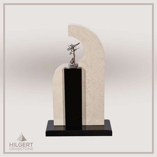 HO-DA-AB16-12 | Hilgert Grabsteine | Stehender Grabstein aus Naturstein