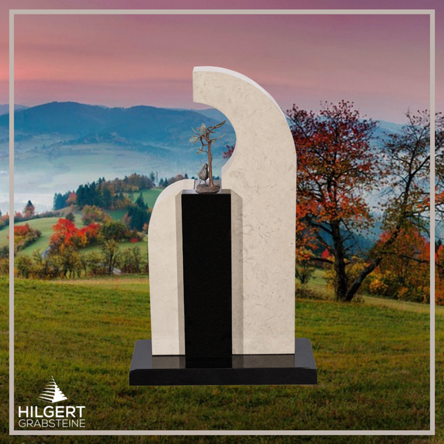 HO-DA-AB16-12 | Hilgert Grabsteine | Stehender Grabstein aus Naturstein