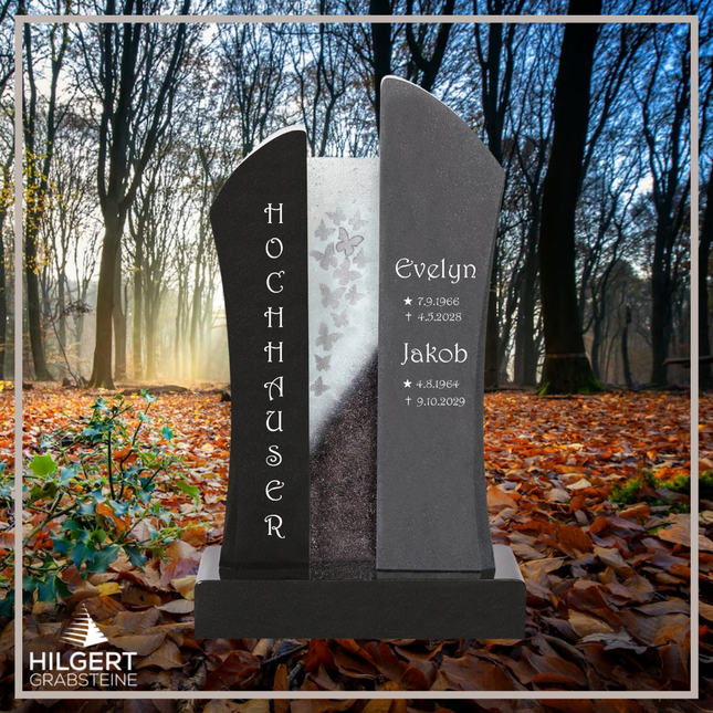 HO-DA-AB17-21 | Hilgert Grabsteine | Stehender Grabstein aus Naturstein
