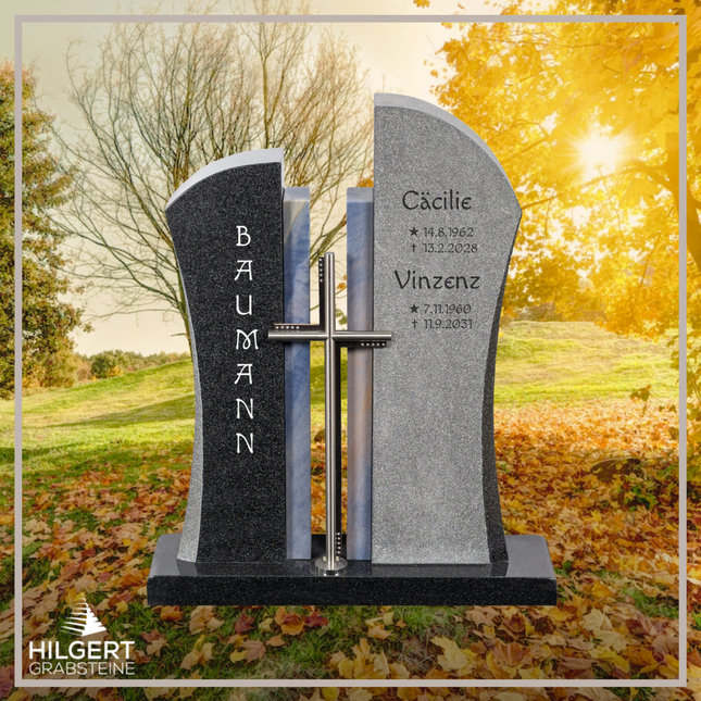 HO-DA-AB17-24 | Hilgert Grabsteine | Stehender Grabstein aus Naturstein