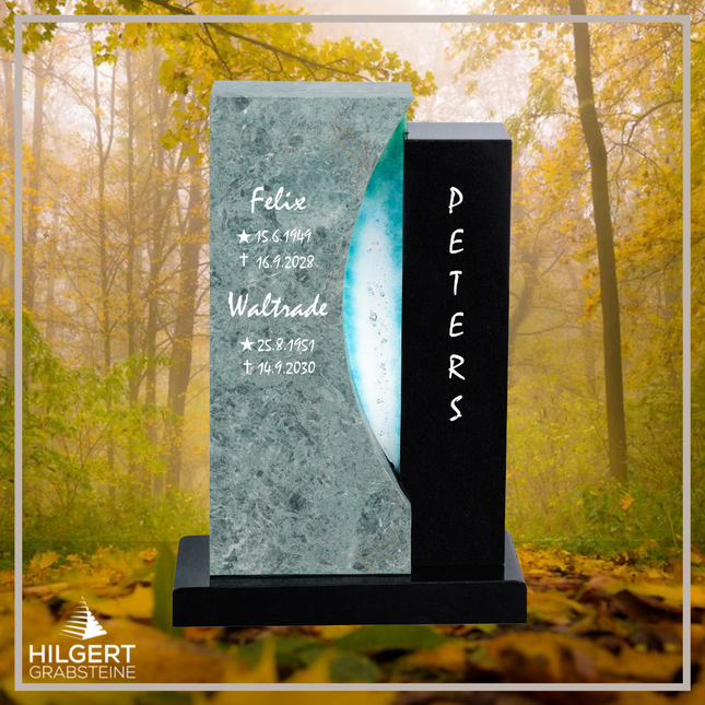HO-DA-AB18-03 | Hilgert Grabsteine | Stehender Grabstein aus Naturstein