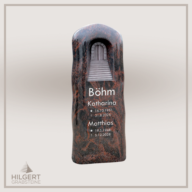 HO-DA-F72 | Hilgert Grabsteine | Stehender Grabstein aus Naturstein