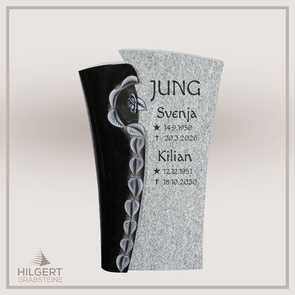 HO-DA-JK1132-13 | Hilgert Grabsteine | Stehender Grabstein aus Naturstein