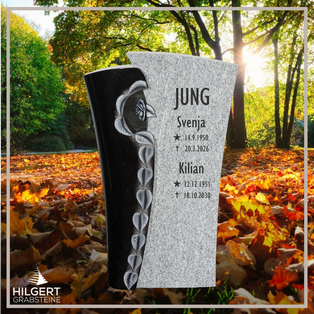 HO-DA-JK1132-13 | Hilgert Grabsteine | Stehender Grabstein aus Naturstein
