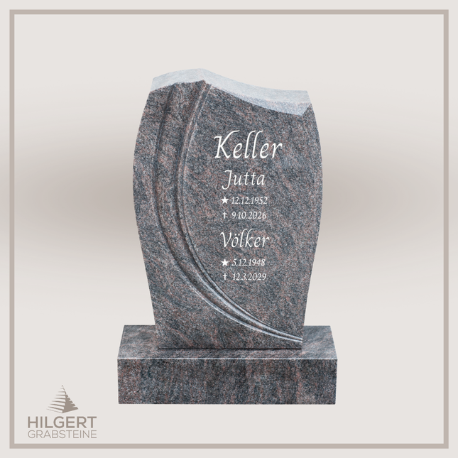 HO-DA-JK1137-13 | Hilgert Grabsteine | Stehender Grabstein aus Naturstein