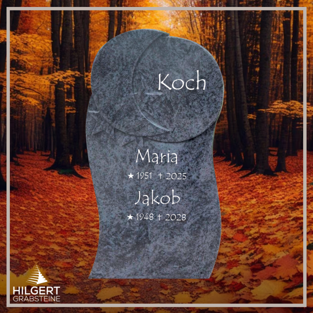 HO-DA-JK1178 | Hilgert Grabsteine | Stehender Grabstein aus Naturstein