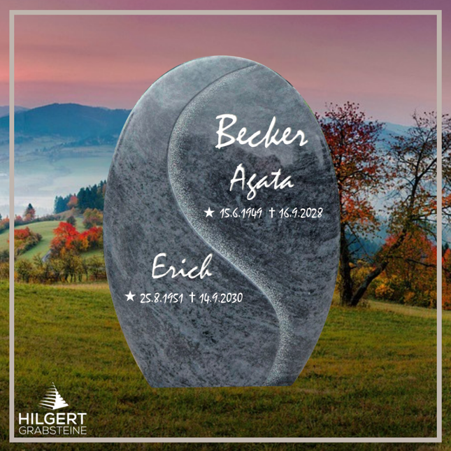 HO-DA-JK1182 | Hilgert Grabsteine | Stehender Grabstein aus Naturstein